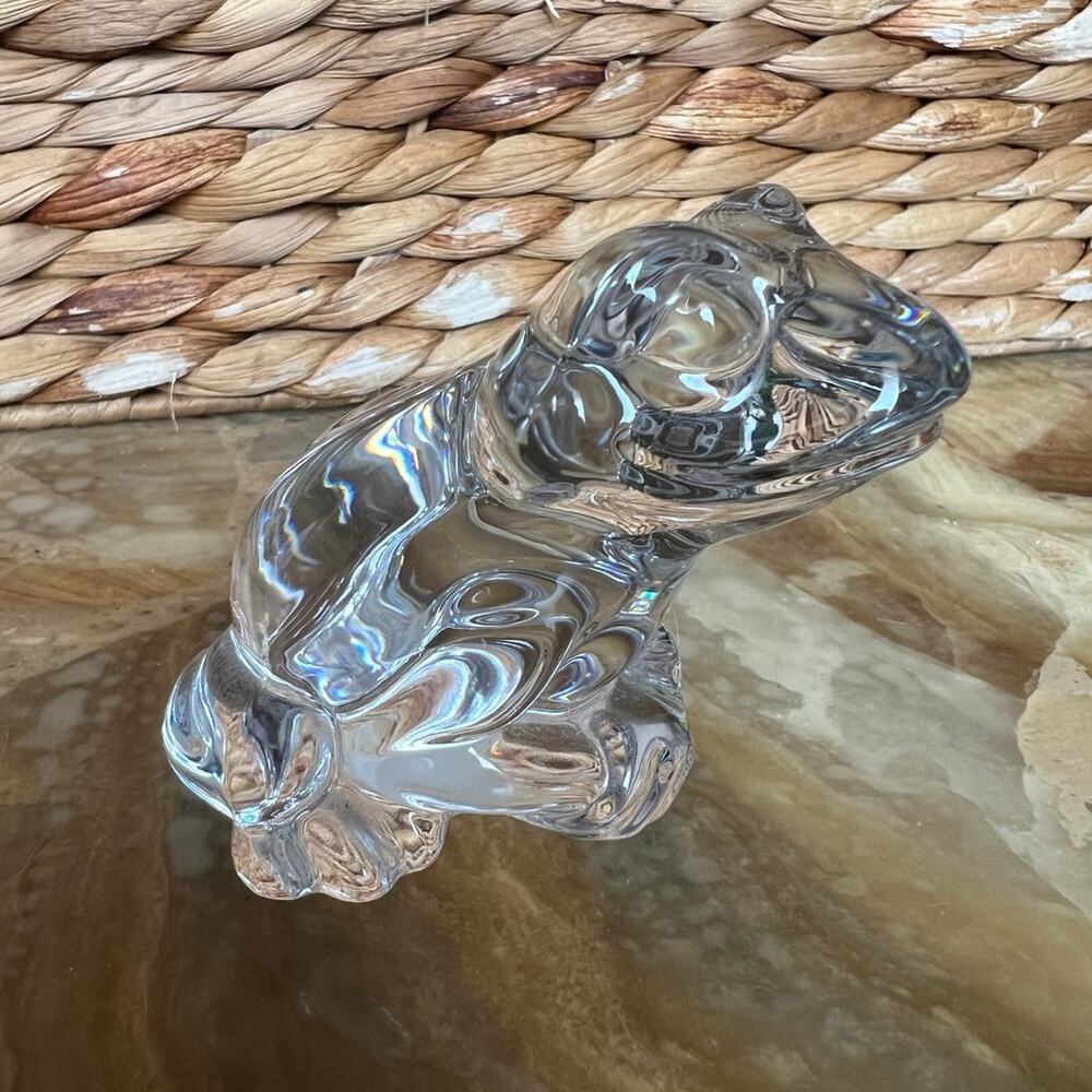 Princess house crystal Frog